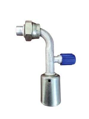 # 10 90 Degree Female O-ring Fitting R-134a 13mm Suction Port