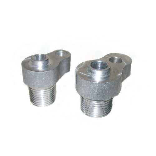 Peanut Style GM Sanden SD7 Compressor Discharge and Suction Block Fitting Set