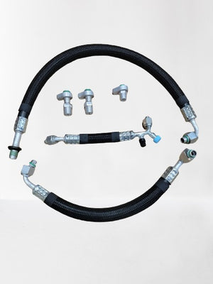 Jeep Wrangler TJ 2000-2006 with LS SD7B10 Compressor Motor Swap Hose Kit