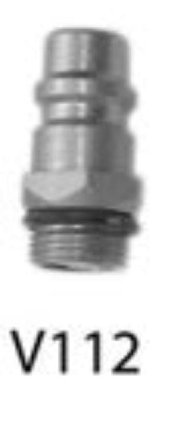 GM Low Side High Flow Line M13-1.0 Male - Cap M8-1.0 Female - Jeep Air
