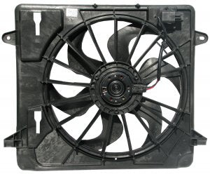 2007-2011 Jeep Wrangler Radiator and Condenser Cooling Fan Assembly