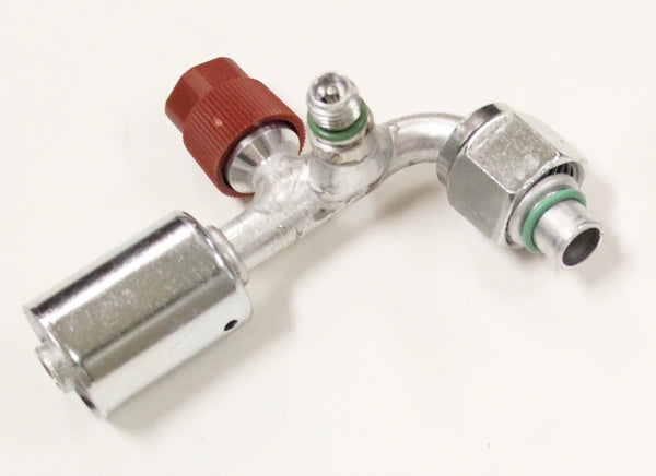 Jeepari Oring Compressor #8 90 Female Oring Fitting with High Side Port, Binar ...
