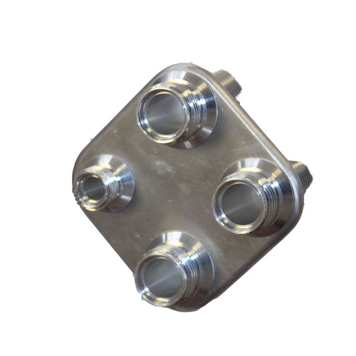 A-C and Heater Fitting Square Bulkhead Fitting