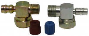 Tube-O Compressor Suction & Discharge Fittings with R-134a Ports